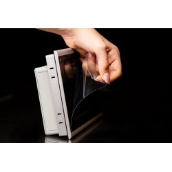 Klare Displayfolie - matte Entspiegelungsfolie Samsung QB75R-B