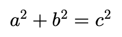 Pythagorean theorem