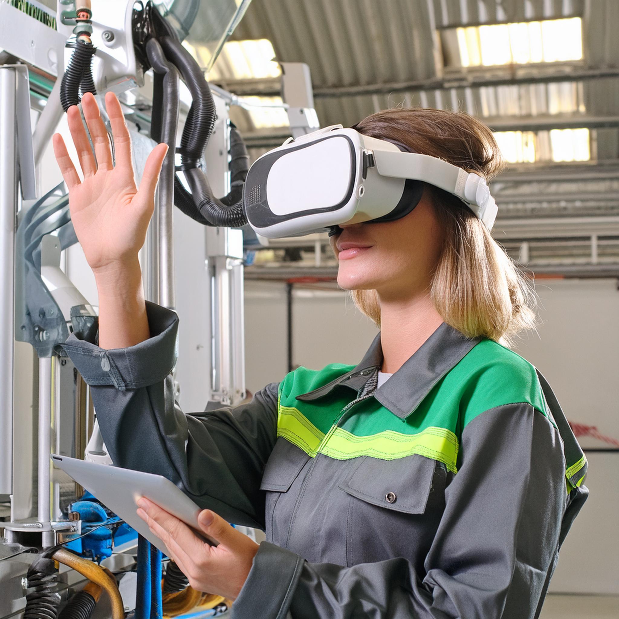 Virtual Reality in der Produktion an einer Montagelinie
